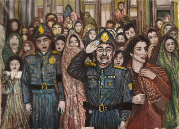 نقد نمایشگاه قاجار آثار قاسم حاجی زاده در گالری ماه