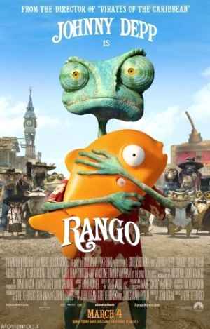 Rango  با صدای جانی دپ در آخر هفته نه‌چندان درخشان